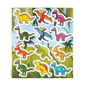 Stickervel dino's