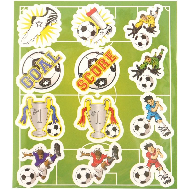 Stickervel voetbal