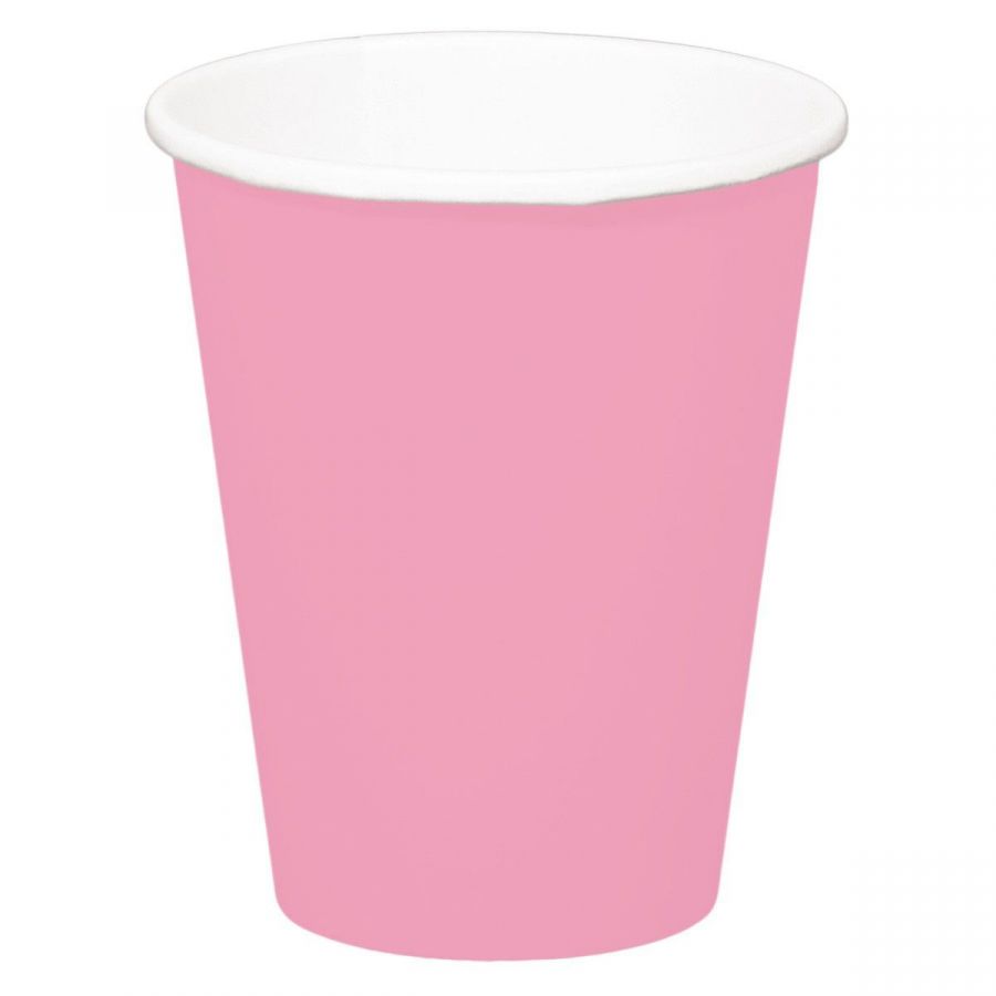 Roze bekers 8x